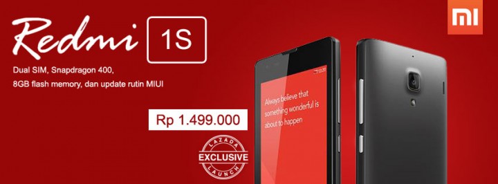( Обновление: Xiaomi и Lazada Indonesia утверждают, что продали Xiaomi Redmi 1S всего за семь минут