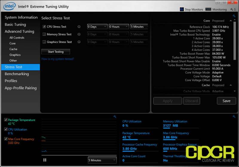 Утилита Intel Extreme Tuning (бесплатная)